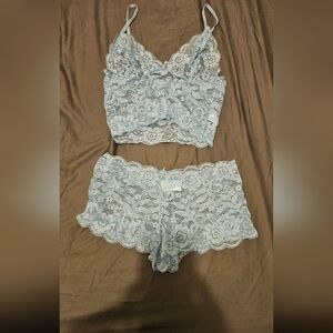 Light Blue Lace Women's Intimate